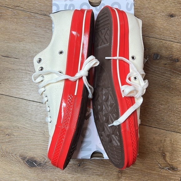 NIB Converse x Commes des Garçons Chuck Taylor Sneakers Size 9 - Picture 4 of 9